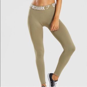 Gymshark Khaki Green Fit Leggings